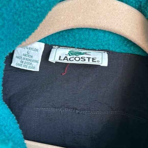 Lacoste Vintage90’s Style Men’s Windbreaker Jacket L - Picture 9 of 9